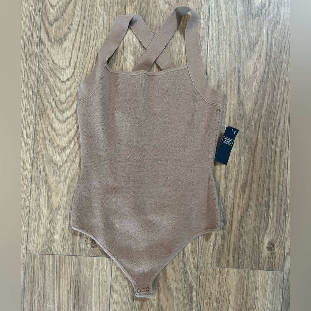 NWT Tan knit body suit from Abercrombie & Fitch